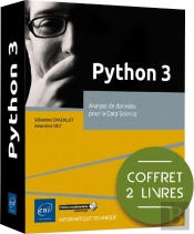 Python 3 - Coffret De 2 Livres - Analyse De Donnees Pour La Data Science