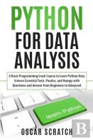 Python For Data Analysis