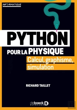 Bertrand.pt - Python Pour La Physique ; Apprendre Python Pour Faire Des Sciences