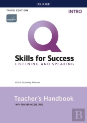 Q: Skills For Success: Intro Level: Listening And Speaking Teacher'S Handbook With Teacher'S Access Card