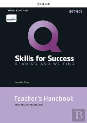 Q: Skills For Success: Intro Level: Reading And Writing Teacher'S Handbook With Teacher'S Access Card