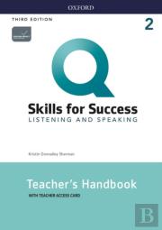 Q: Skills For Success: Level 2: Listening And Speaking Teacher'S Handbook With Teacher'S Access Card