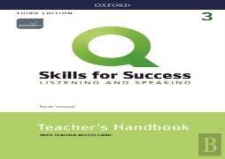 Q: Skills For Success: Level 3: Listening And Speaking Teacher'S Handbook With Teacher'S Access Card
