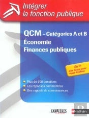 Qcm Categories A Et B ; Economie, Finances Publiques 