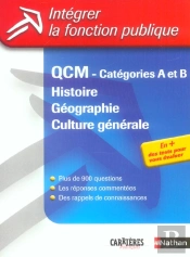 Qcm Categories A Et B ; Histoire, Geographie, Culture Generale 
