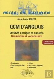 Qcm D'Anglais. Méthodologie Et Application