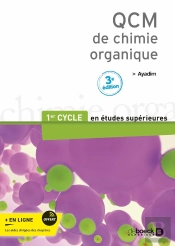 Qcm De Chimie Organique : 1er Cycle Des Études Médicales