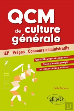 Bertrand.pt - Qcm De Culture Générale ; Iep, Prépas, Concours Administratifs