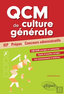 Bertrand.pt - Qcm De Culture Générale Pour Réussir Ses Concours. Iep, Prépas, Concours Administratifs
