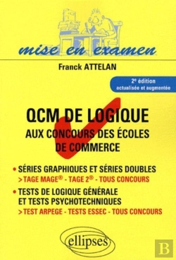 Bertrand.pt - Qcm De Logique Aux Concours Des Écoles De Commerce Iae Master (2e Édition)
