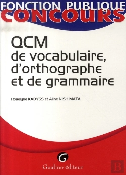 Bertrand.pt - Qcm De Vocabulaire, D'Orthographe Et De Grammaire
