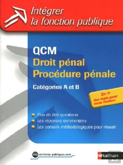 Bertrand.pt - Qcm Droit Pénal/Procédure Pénale ; Catégories A Et B