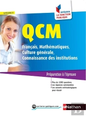 Qcm Francais Maths/Culture Generale/Connaissances Institutions Cat C N 5 Integrer Fonct Pub - 2017