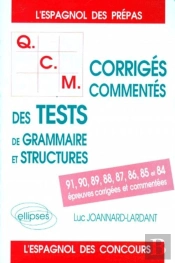 Qcm Grammaire Et Structures 1984-1991