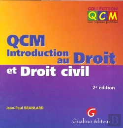Bertrand.pt - Qcm Introduction Au Droit Et Droit Civil