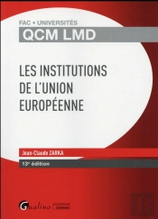 Qcm Lmd - Institutions De L'Union Europeenne, 13eme Ed.