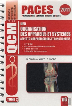 Bertrand.pt - Qcm Paces Ue5 Tome2 Organisation Des Appareils Et Systemes