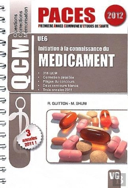 Bertrand.pt - Qcm Paces Ue6 Initiation A La Connaissance Du Medicament