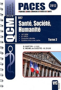 Bertrand.pt - Qcm Paces Ue7 Sante Societe Humanite T.2
