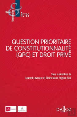 Bertrand.pt - Qpc Et Le Droit Privé ; Un Bilan
