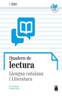 Quadern De Lectura. Llengua Catalana I Literatura 1 Eso - A Prop