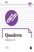 Quadern. Música Ii Eso (Cat) - Ed. 2019