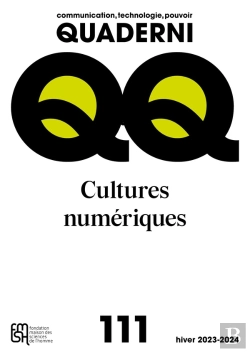 Bertrand.pt - Quaderni : Quaderni N° 111, Communication, Technologie, Pouvoir