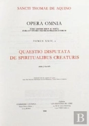 Quaestio Disputata De Spiritualibus Creaturis 24 2 Relie