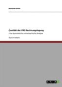 Qualitaã‚Â¤T Der Ifrs Rechnungslegung