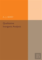 Qualitative Inorganic Analysis