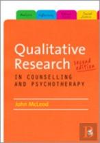 Qualitative Research In Counselling And Psychotherapy