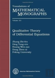 Qualitative Theory Of Differential Equations