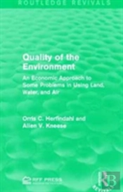 Quality Of The Environment