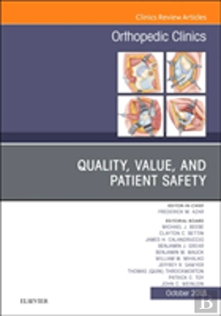 Bertrand.pt - Quality, Value, And Patient Safety, An Issue Of Orthopedic Clinics