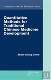 Quantitative Methods For Traditional Chinese Medicine Development