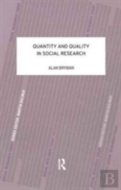 Quantity And Quality In Social Research