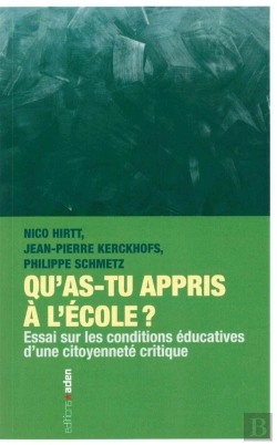 Bertrand.pt - Qu'As Tu Appris À L'École ? Éduquer, Former Et Instruire Pour Changer Le Monde