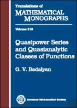 Bertrand.pt - Quasipower Series And Quasianalytic Classes Of Functions