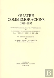Quatre Commemoracions 1988 1992 Conferencia Llegida El Dia