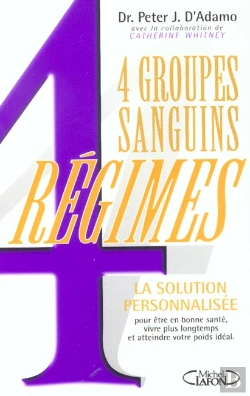 Bertrand.pt - Quatre Groupes Sanguins, Quatre Regimes