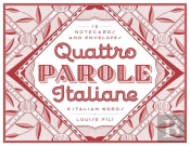 Quattro Parole Italiane Notecards