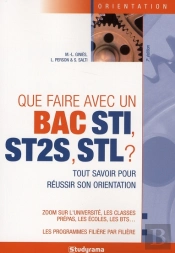 Que Faire Avec Un Bac Sti, St2s, Stl ? 7e Edition