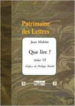 Bertrand.pt - Que Lire ? Tome Vi