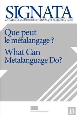 Bertrand.pt - Que Peut Le Metalangage??. What Can Metalanguage Do?