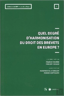 Bertrand.pt - Quel Degré D'Harmonisation Du Droit Des Brevets En Europe ?