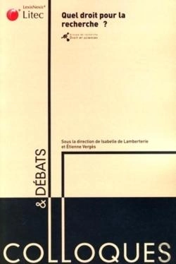 Bertrand.pt - Quel Droit Pour La Recherche ?