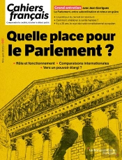Quelle Place Pour Le Parlement ? : N°445 - Rôle Et Fonctionnement - Comparaisons Internationales - Vers Un Pouvoir Élargi ?