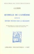 Querelle De L'Athéisme Suivie De Divers Textes Sur La Religion