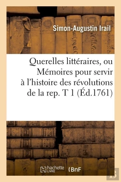 Bertrand.pt - Querelles Litteraires T.1 Edition 1761