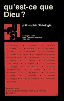 Bertrand.pt - Qu'Est-Ce Que Dieu ? Philosophie Et Theologie : Hommage A L'Abbe Daniel Coppieters De Gibson 1929-19